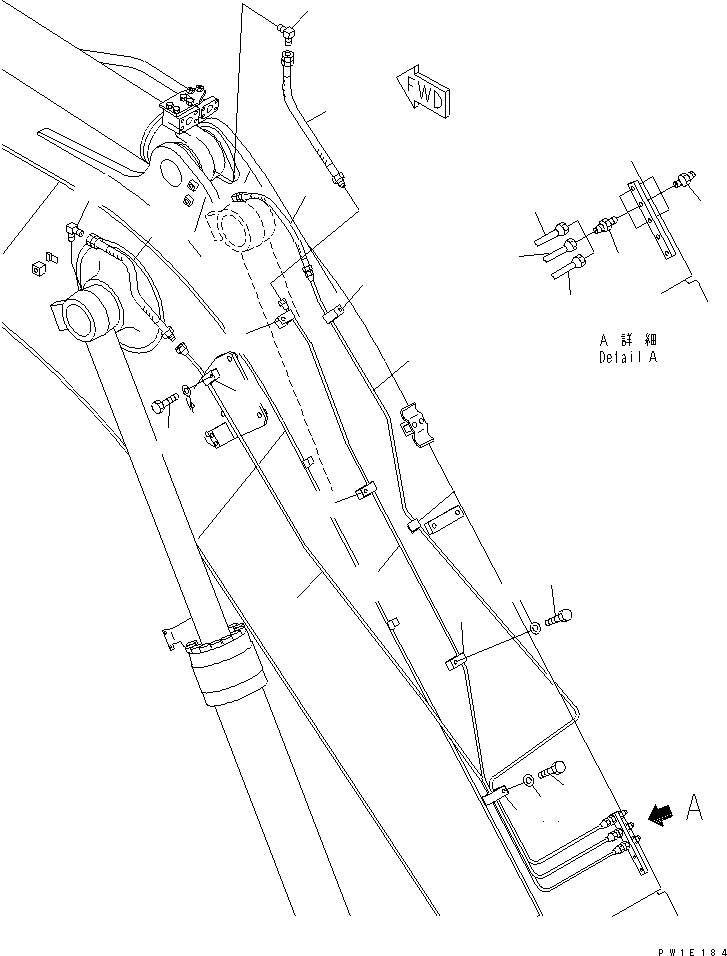 Трубка 22U-942-2140 KOMATSU