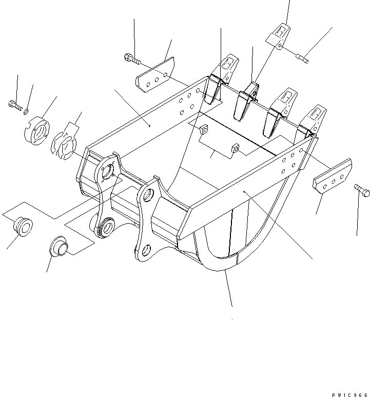 Ковш 206-934-7110 KOMATSU