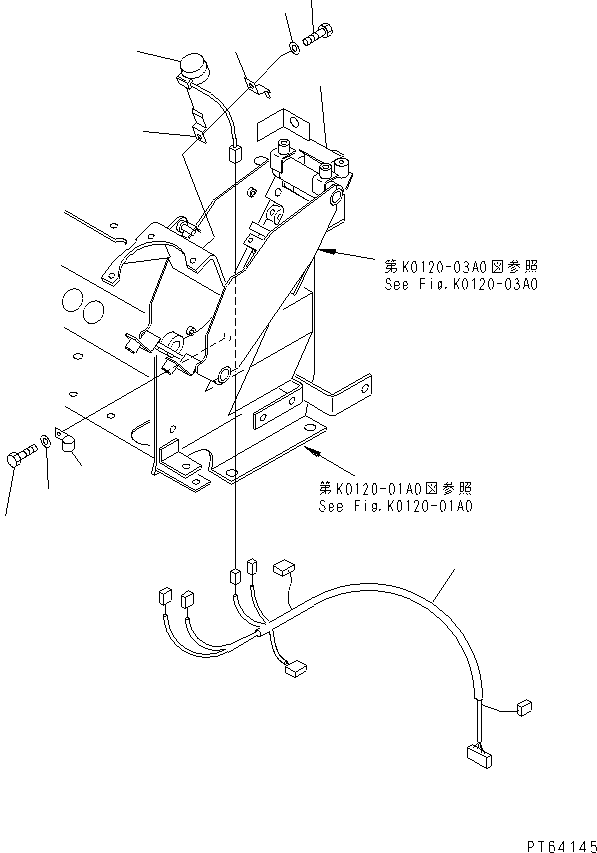 Зажим 04434-12208 KOMATSU