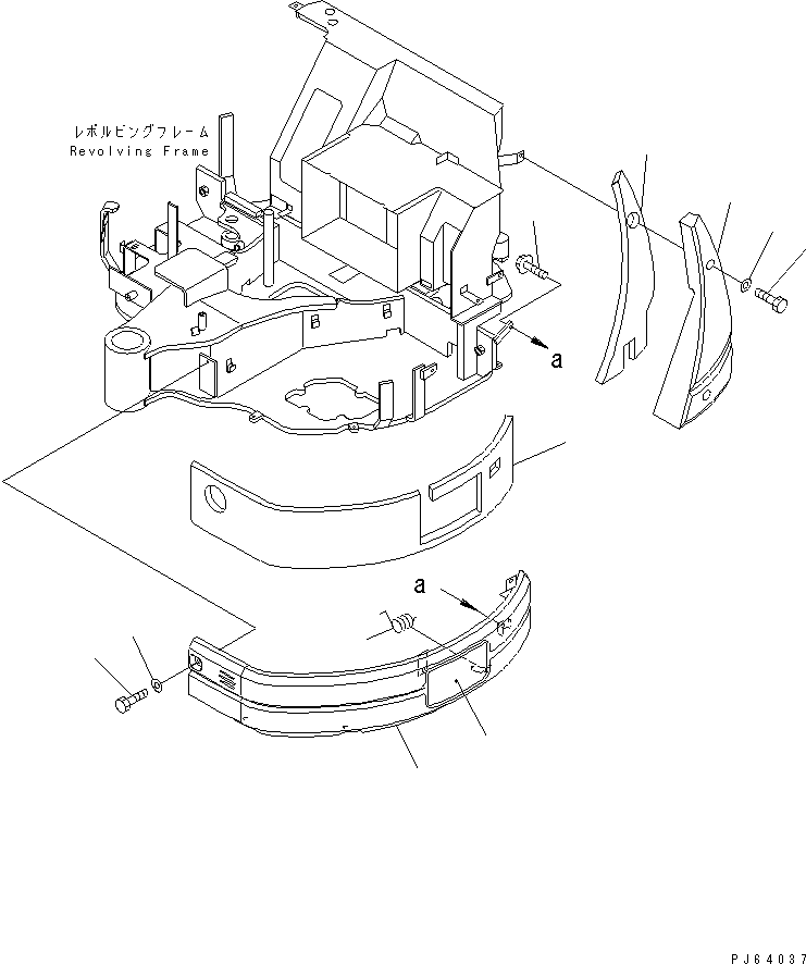 Крышка 22L-54-11213 KOMATSU