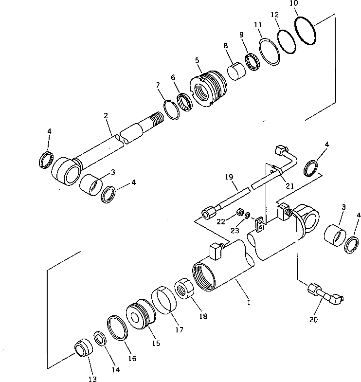 Трубка 21U-62-14211 KOMATSU