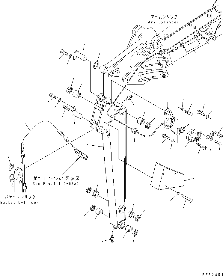 Палец 20U-70-21620 KOMATSU