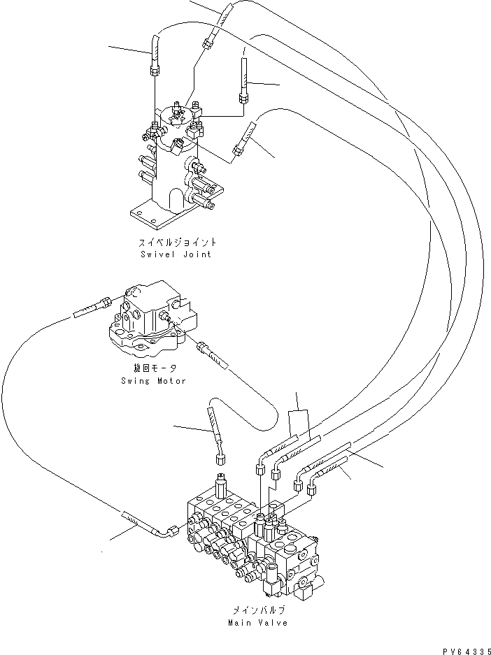 Шланг 21U-62-32424 KOMATSU