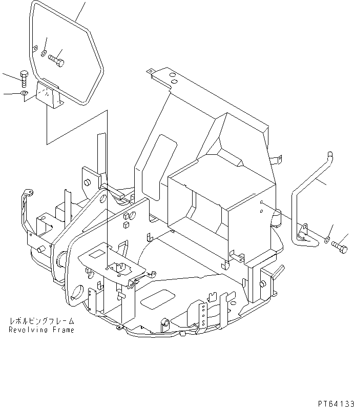 STAY,FRONT 21U-54-31711 KOMATSU