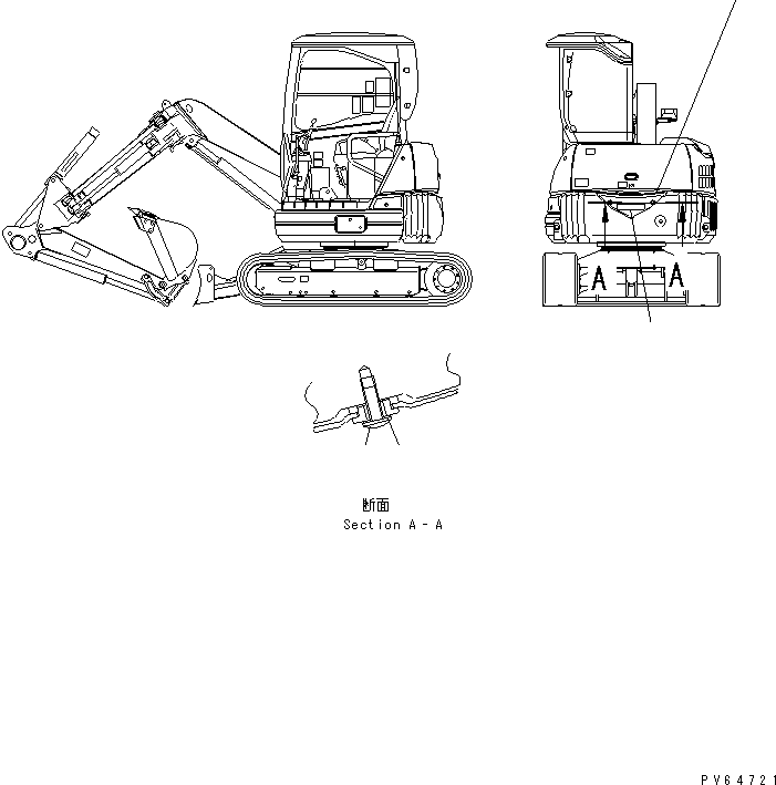 Пластина в сборе 21U-98-34200 KOMATSU
