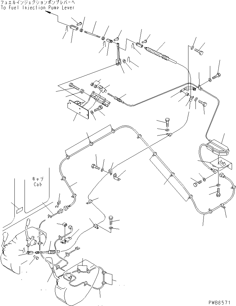 Жгут проводов 207-972-6180 KOMATSU