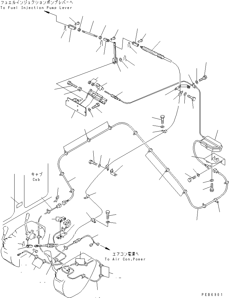 Жгут проводов 207-972-6120 KOMATSU