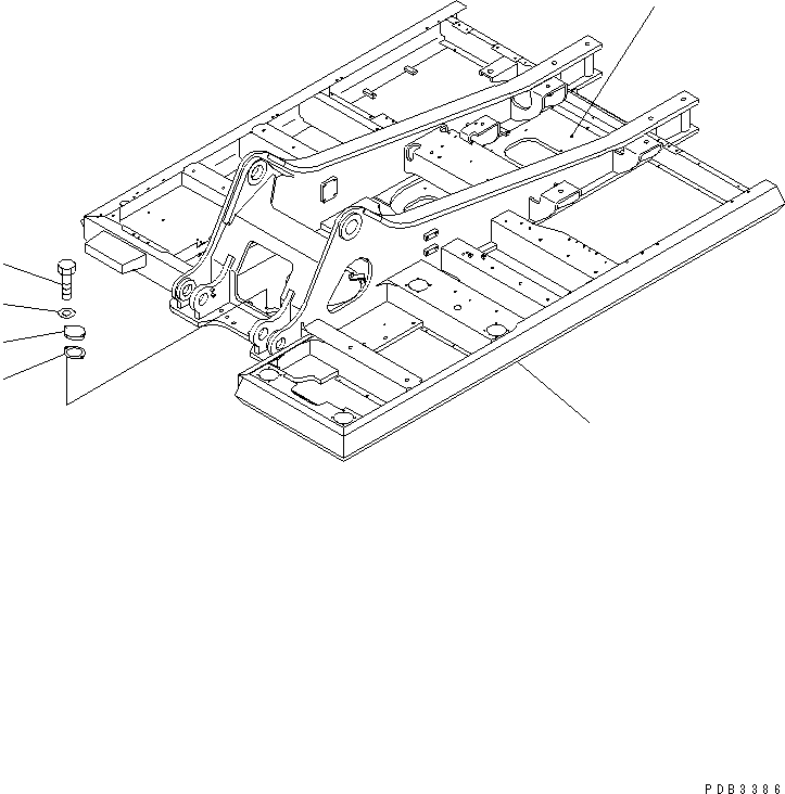 Пластина (сварная) KV-B230-4210 KOMATSU