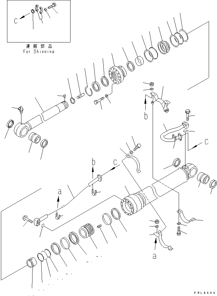 Стопорное кольцо 707-75-11020 KOMATSU