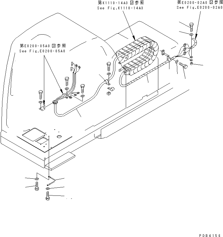 Жгут проводов KV-F230-2531 KOMATSU