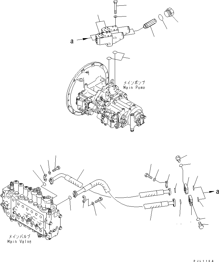 Фильтр в сборе 207-62-61102SG KOMATSU