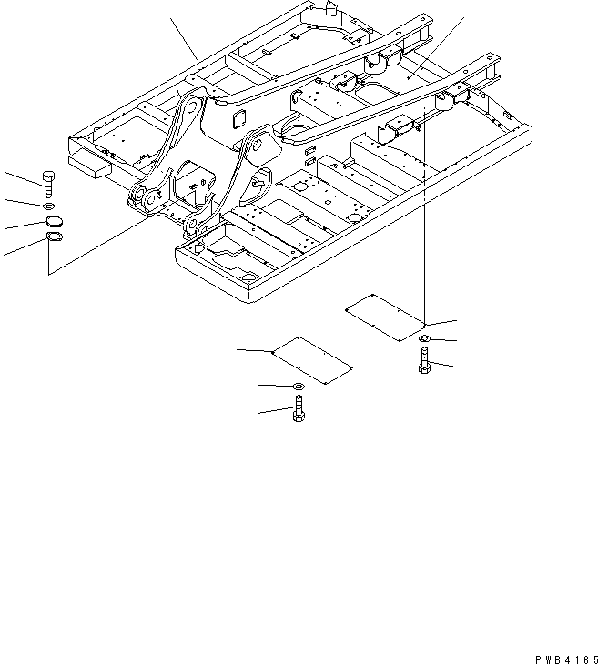 Крышка KV-B730-7580 KOMATSU