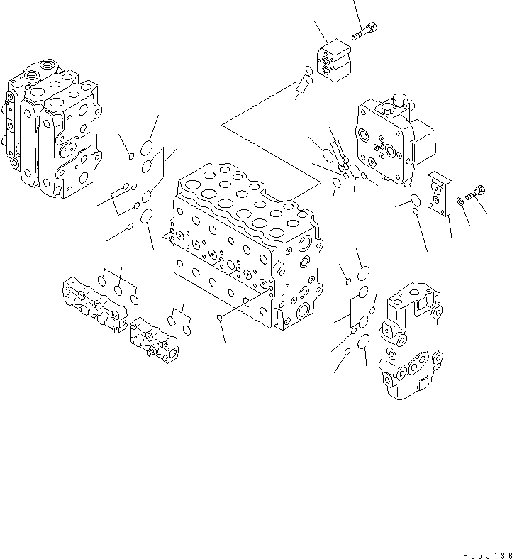 Управляющий клапан (723-48-18300) KOMATSU