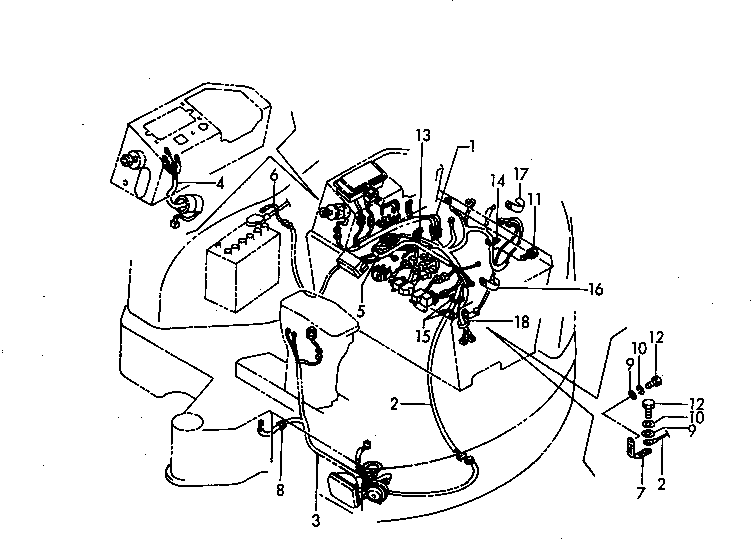 Жгут проводов YM172175-16501 KOMATSU