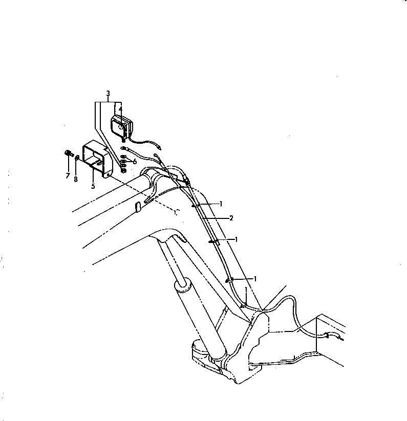 WIRE,LAMP YM172141-16561 KOMATSU