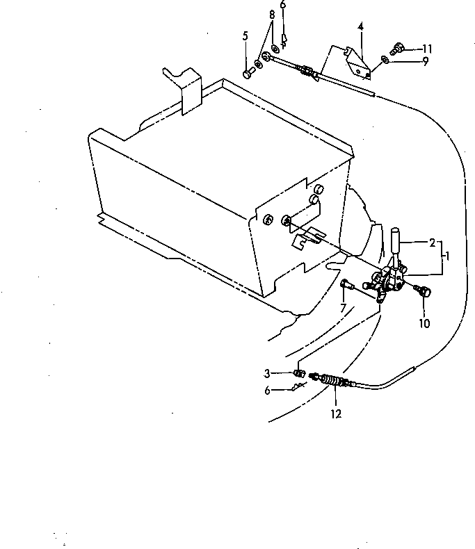 LEVER ASS'Y,ACCEL YM172964-12100 KOMATSU