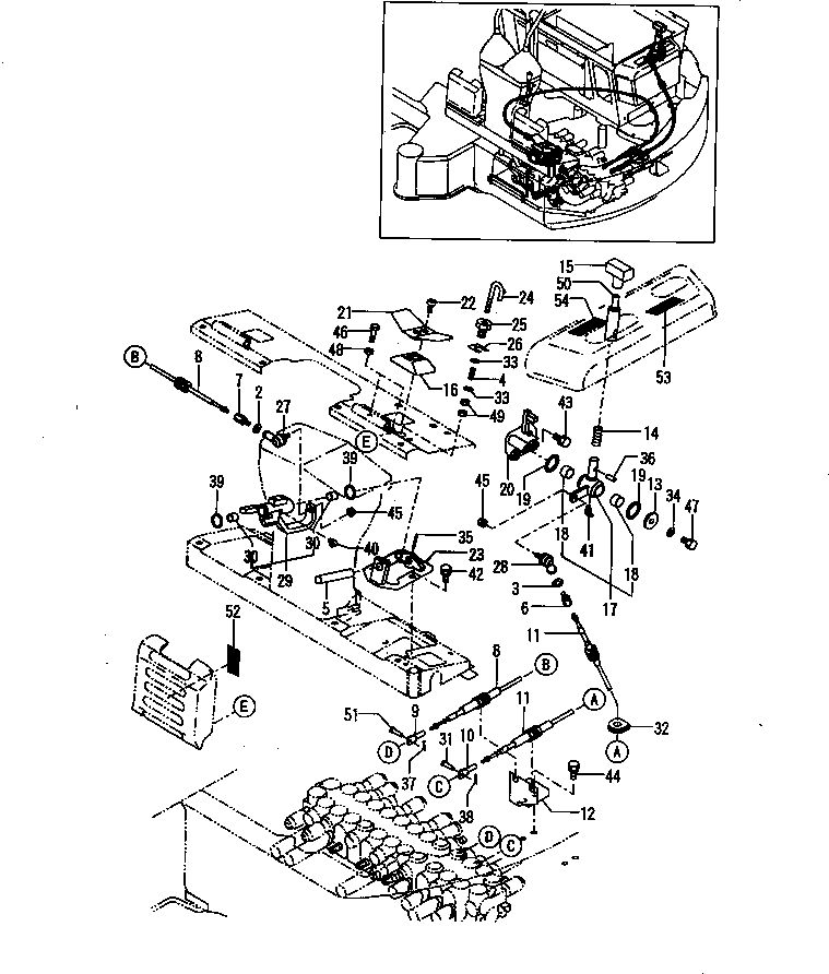 LABEL,(P.T.O. VALVE SPEC.) YM172168-03301 KOMATSU