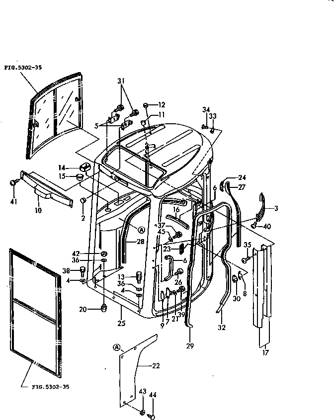 CABIN,(FOR COOLER SPEC.) YM77217568410K KOMATSU