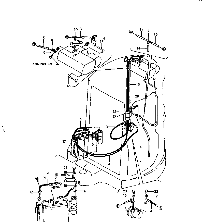 Шланг YM172175-18280 KOMATSU