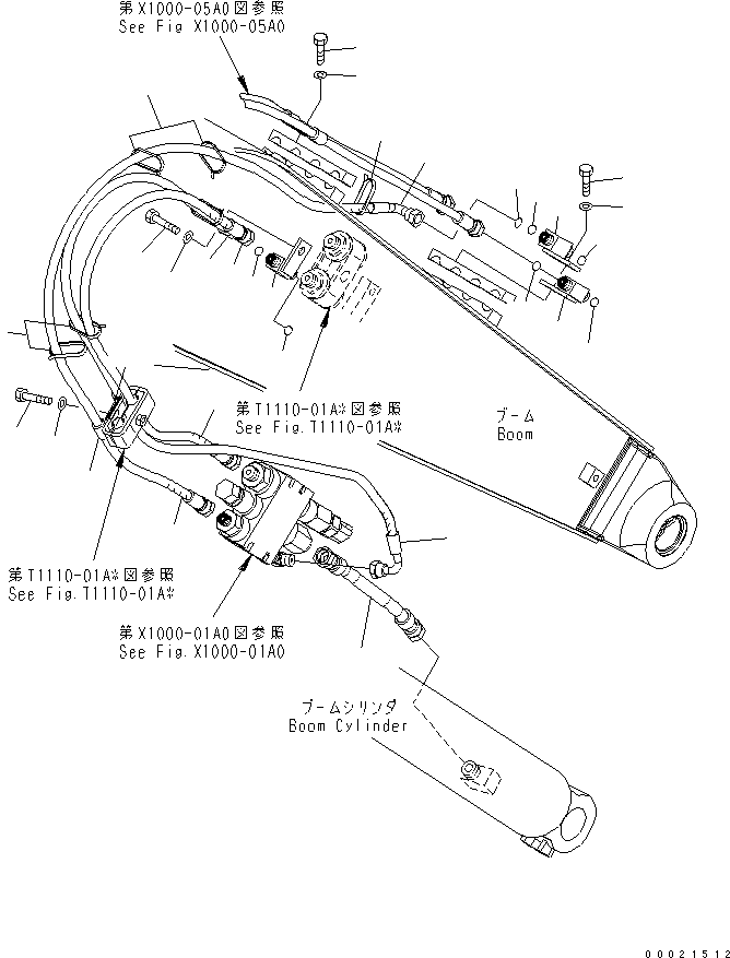 Тройник 22L-62-25170 KOMATSU