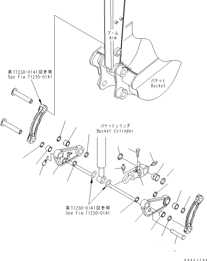HOOK ASS'Y 22L-70-22200 KOMATSU