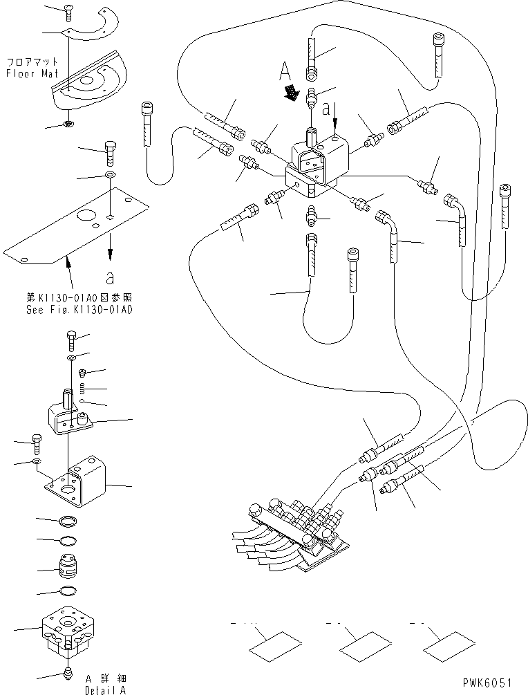 Табличка управления 09822-11210 KOMATSU