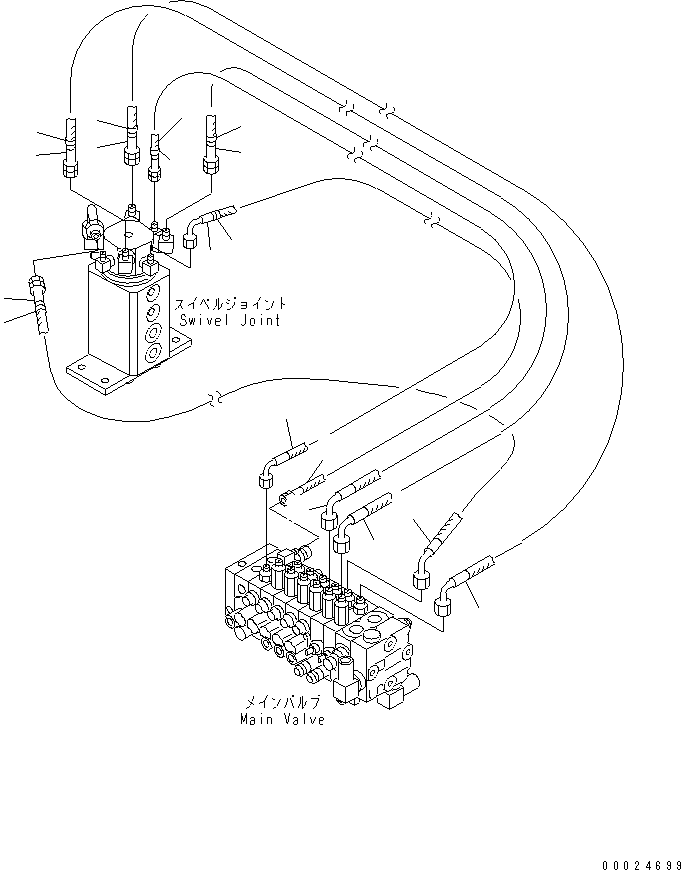 Шланг 21U-62-32473 KOMATSU