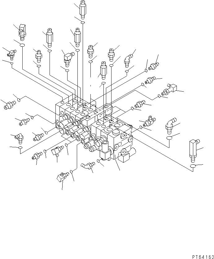 Управляющий клапан (723-18-13100) KOMATSU