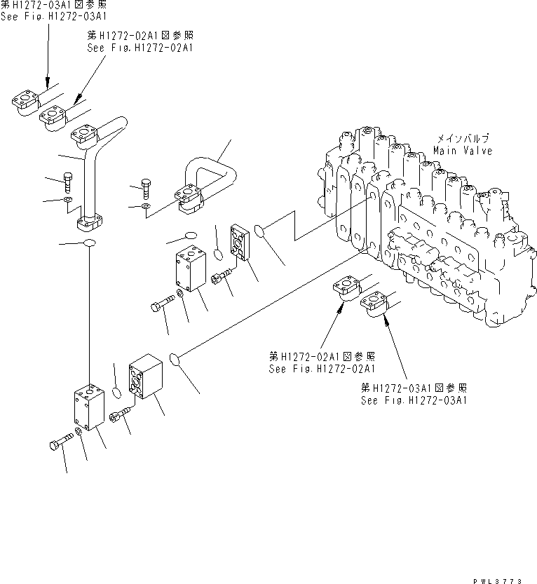 Трубка 207-62-66110 KOMATSU