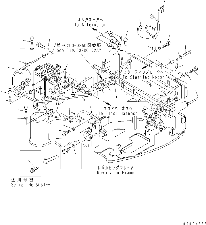 Жгут проводов \0\22F-06-11142 KOMATSU