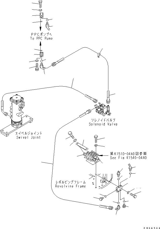 Шланг в сборе 22F-910-1670 KOMATSU