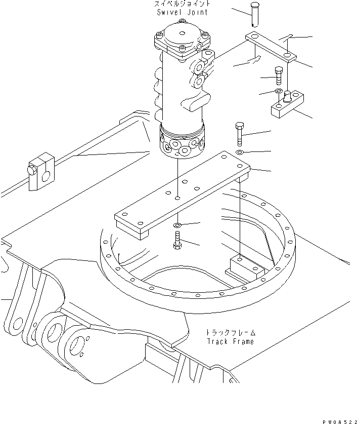 Кронштейн 22F-910-1540 KOMATSU