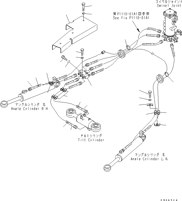Крышка 22F-910-1550 KOMATSU