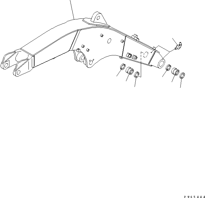 Стрела в сборе 22F-959-0011 KOMATSU