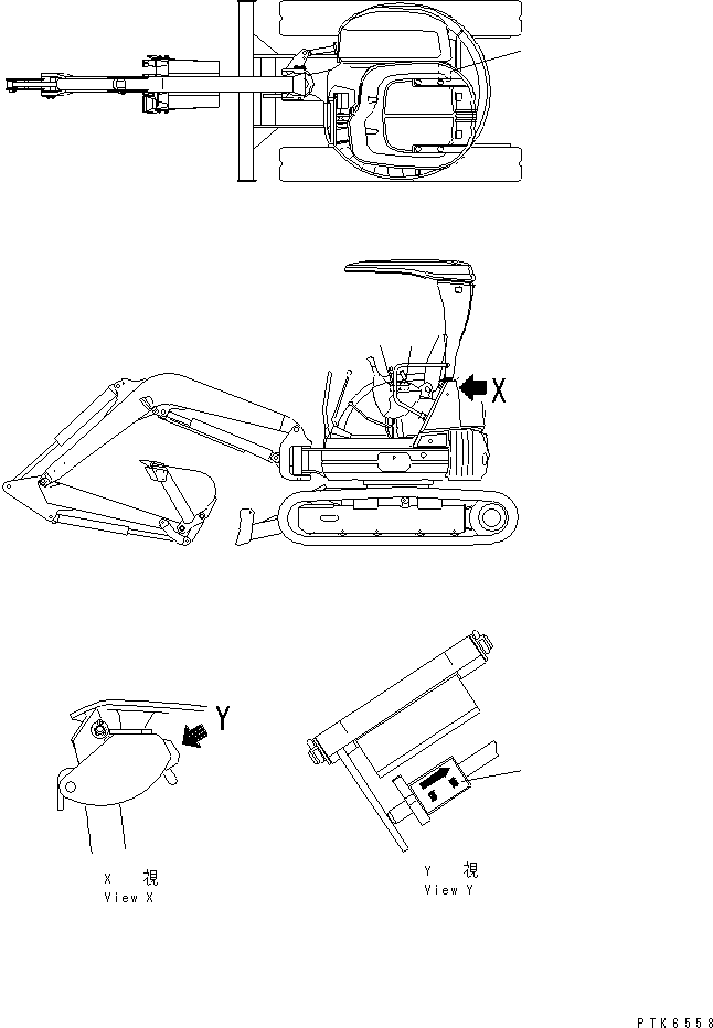 PLATE¤ OPERATING,ISO PATTERN 20T-98-81531 KOMATSU