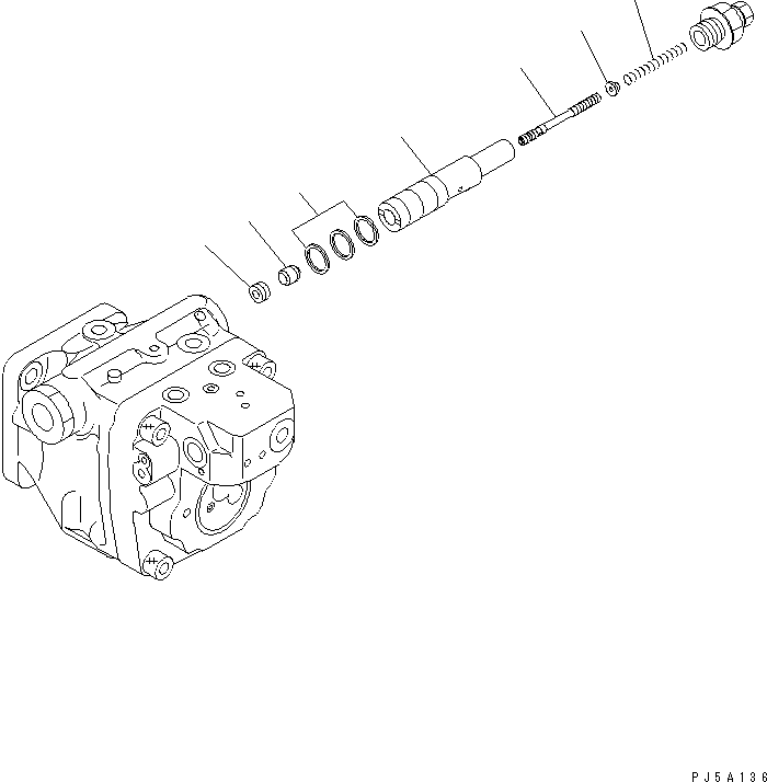 VALVE ASS'Y,PC (\7\708-3S-03520) KOMATSU