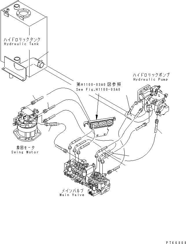 Шланг 22F-62-11860 KOMATSU