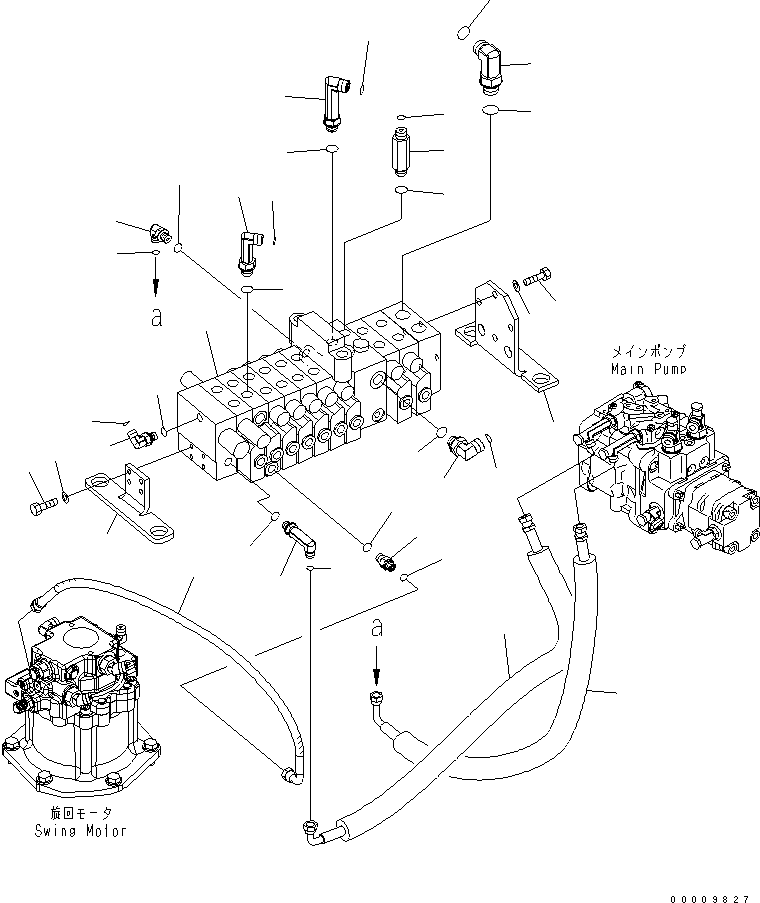 Управляющий клапан (723-19-12300) KOMATSU