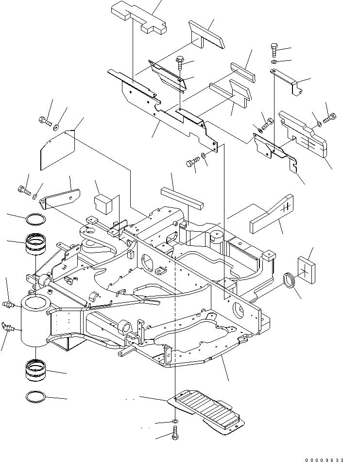 FRAME,REVOLVING 22F-46-21113 KOMATSU