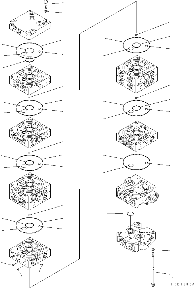 Управляющий клапан (723-18-19105) KOMATSU
