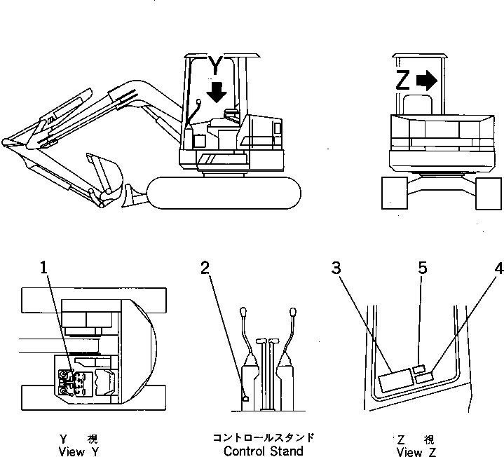 PLATE¤ OPERATING,WORK EQUIPMENT PATTERN 21X-00-11160 KOMATSU