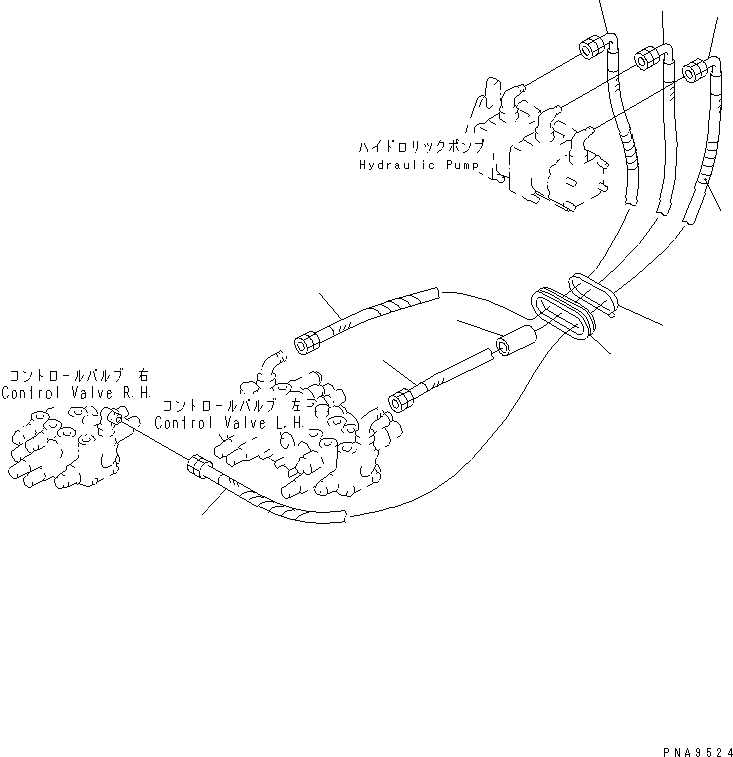 Шланг 21X-970-2270 KOMATSU