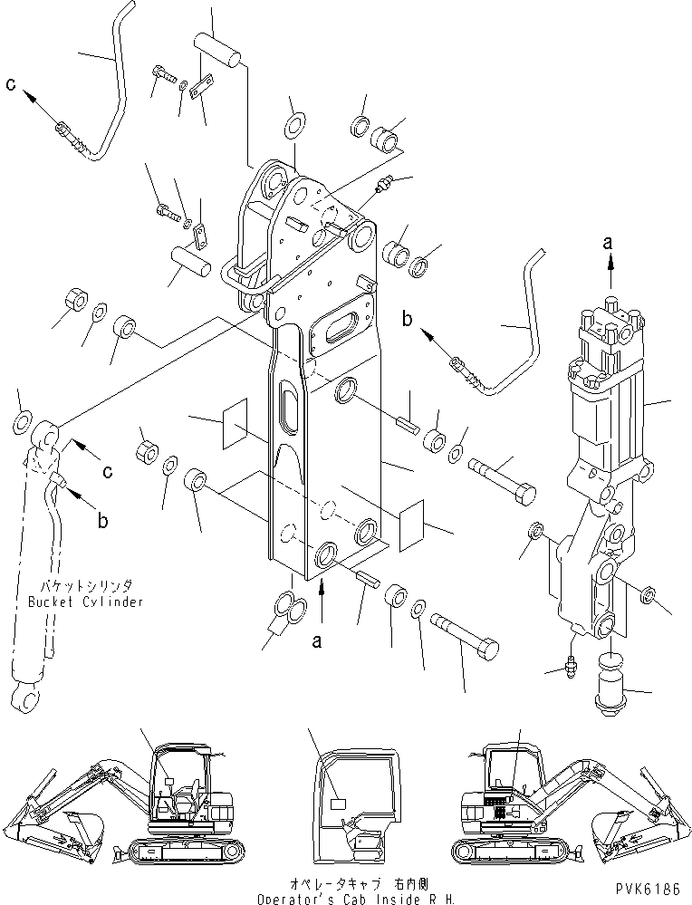 BREAKER ASS'Y,(SEE FIG.T1200-03A8) (21X-970-0020) KOMATSU