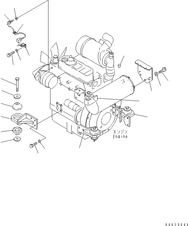 Кронштейн 21X-01-31120 KOMATSU