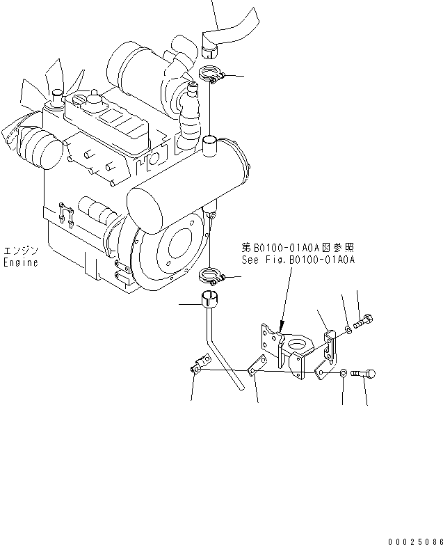 Зажим 21X-01-31441 KOMATSU