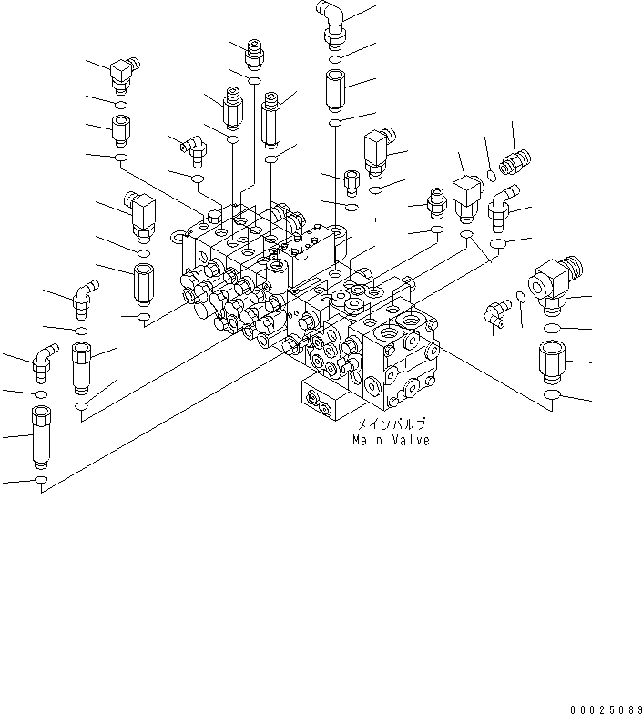 Соединительный штуцер 21X-62-32770 KOMATSU