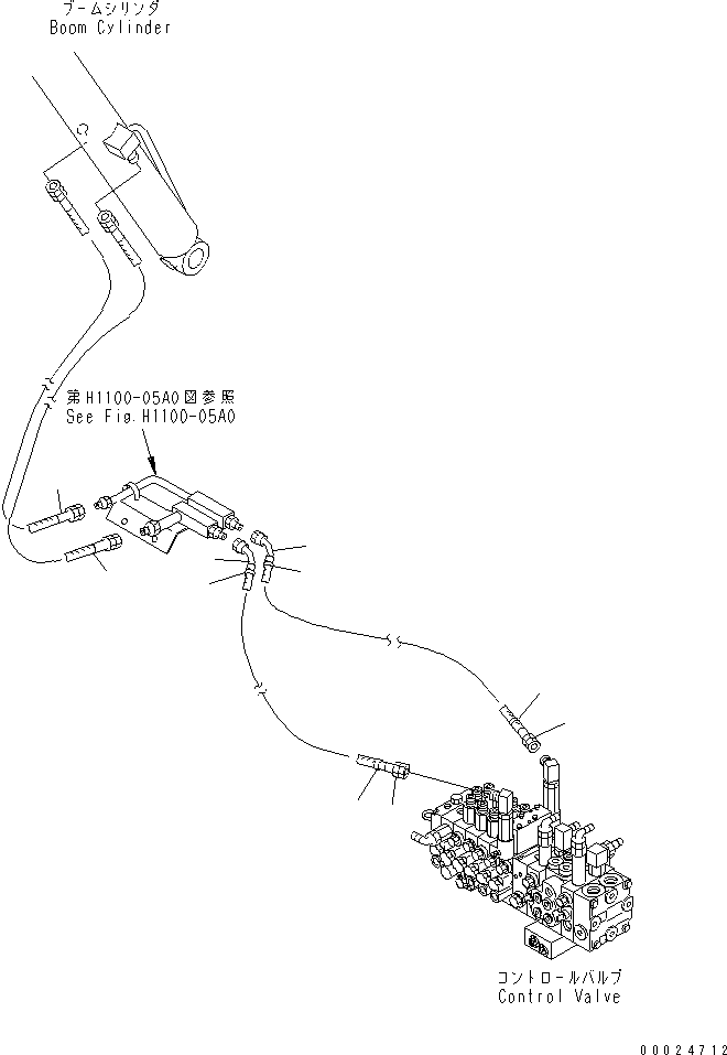 Шланг в сборе 21X-62-35150 KOMATSU