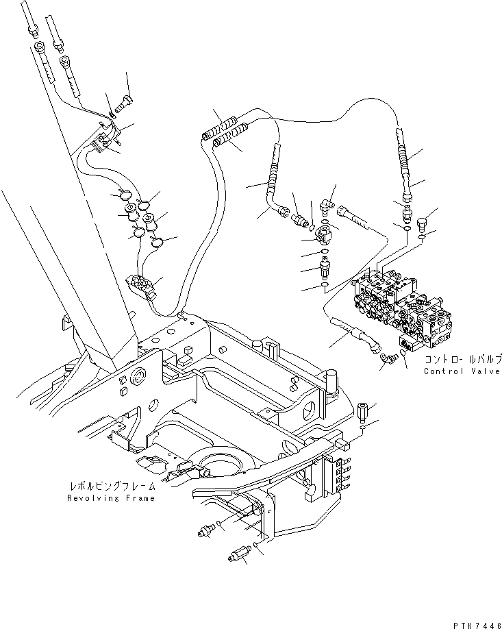 Соединительный штуцер 21X-973-3360 KOMATSU