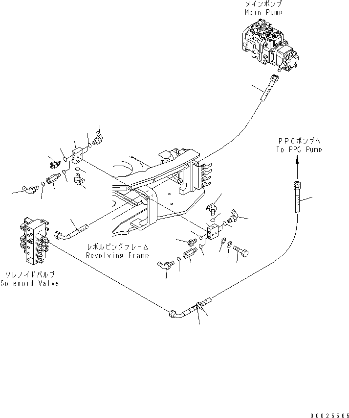 Шланг 22K-62-12430 KOMATSU