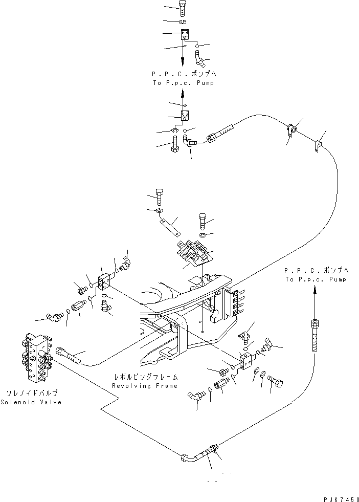 Шланг в сборе 21X-62-32640 KOMATSU